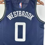 NBA 0 Westbrook Clippers 23-24 city Maillot imprimé